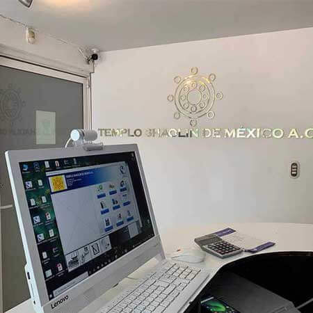 Registro de clientes en recepción