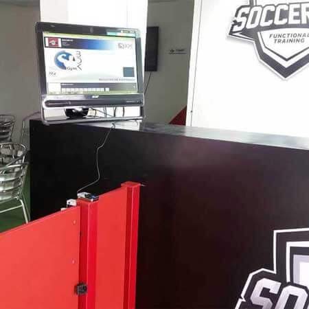 Gimnasio listo para recibir a sus socios.